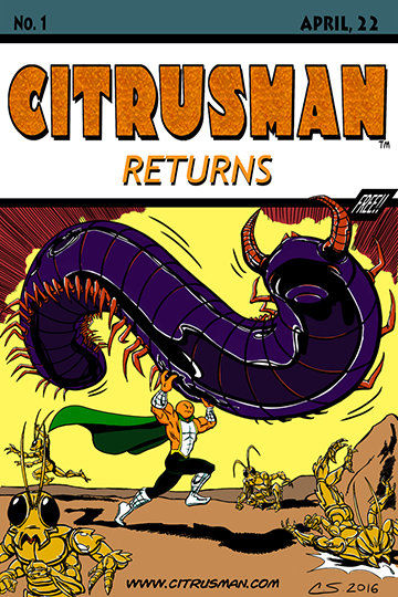 Citrusman Issue #1 Cover page 